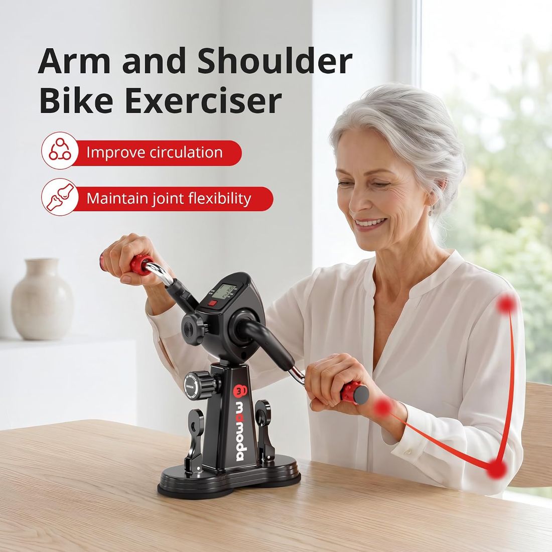 Arm Bike Upper Body Ergometer view 2