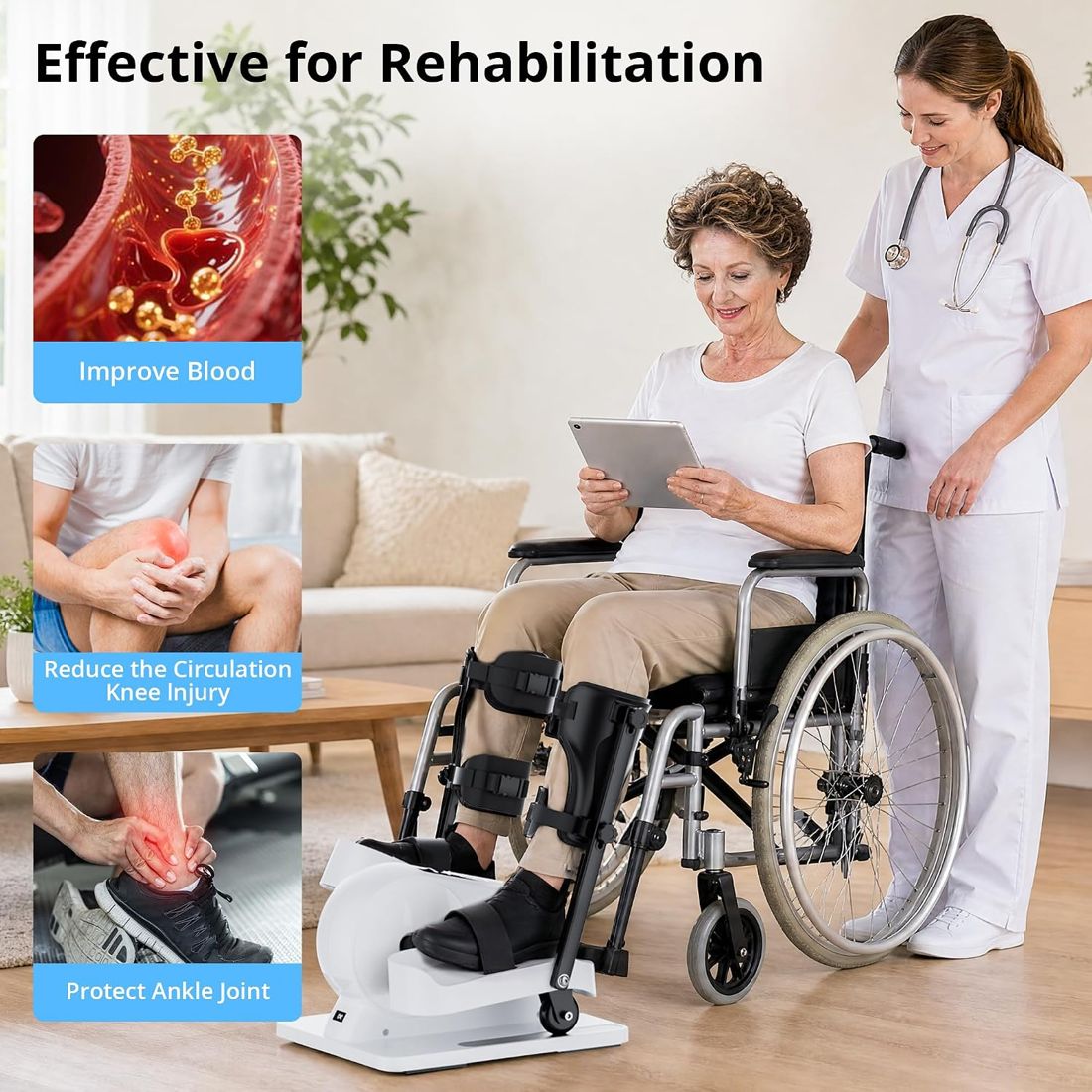 Electric Pedal Exerciser for Seniors view 2