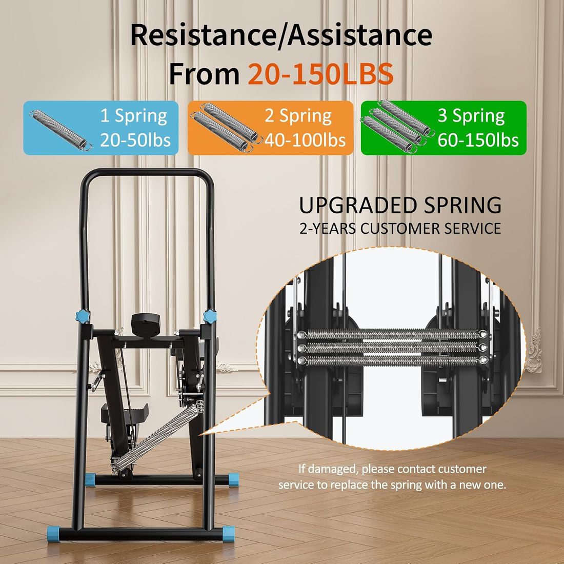Folding Stair Stepper Vertical Climber view 6
