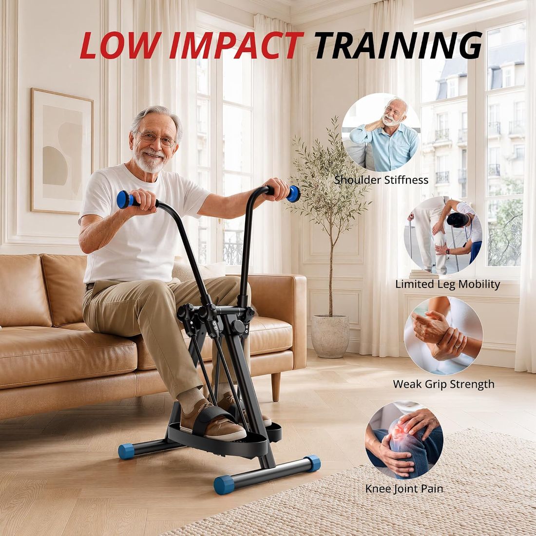 Full-Body Space Walker Pedal Exerciser view 2