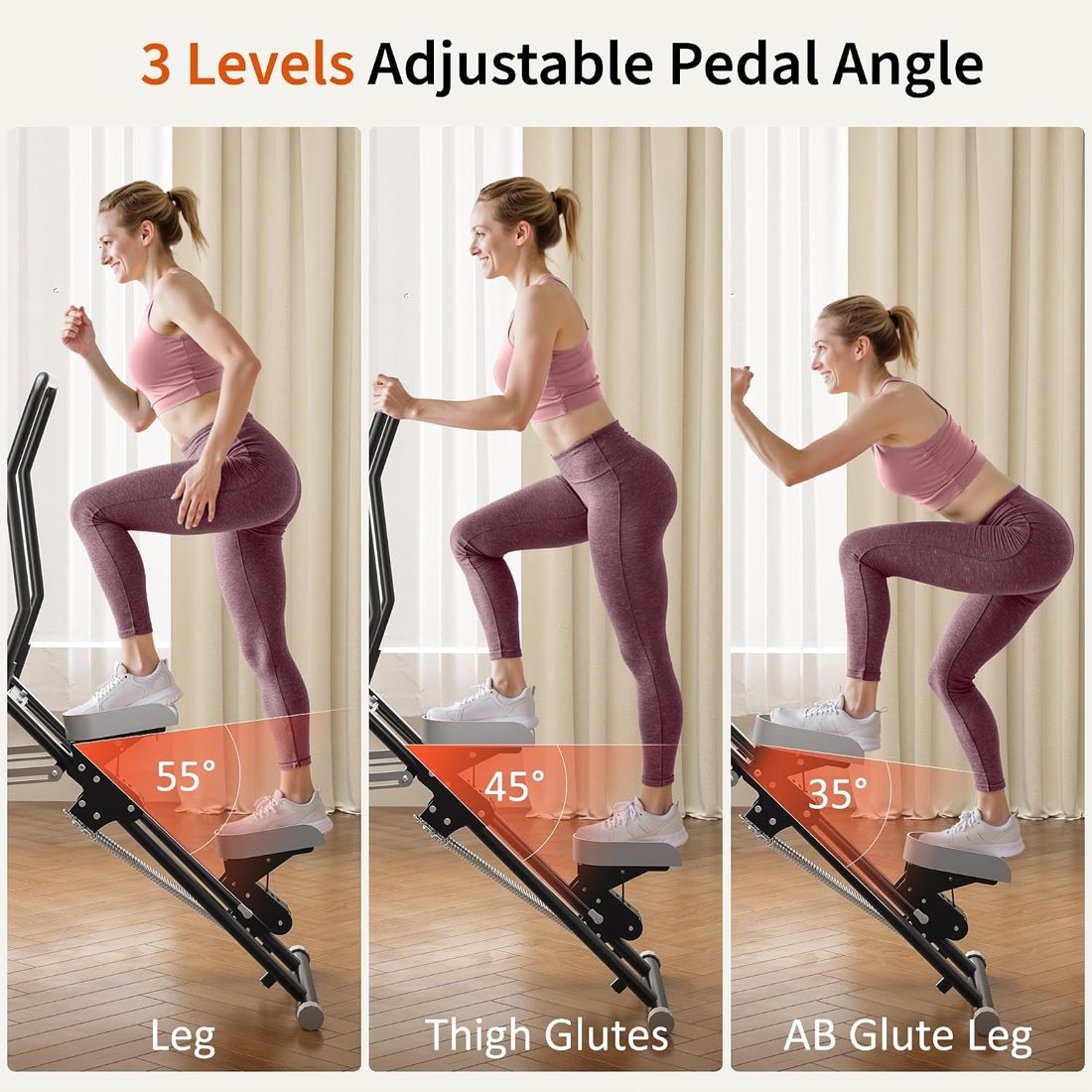 Heavy-Duty Stair Stepper with Handlebar view 6