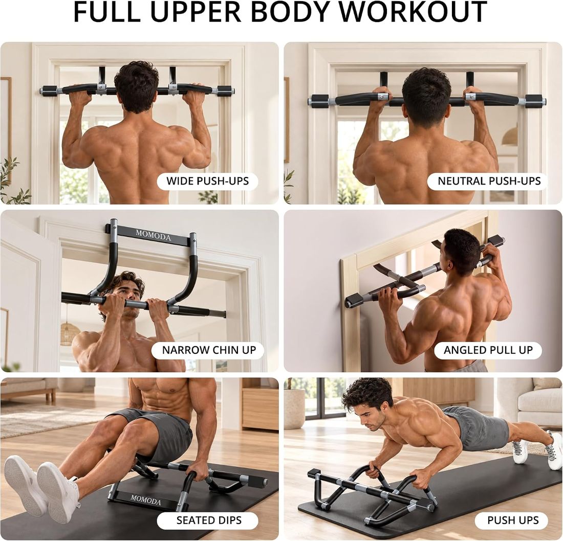 Multi-Grip Doorway Pull-Up Bar view 6