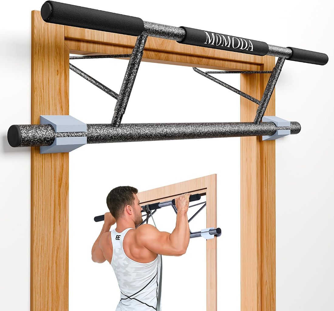 No-Screw Heavy-Duty Doorway Pull-Up Bar