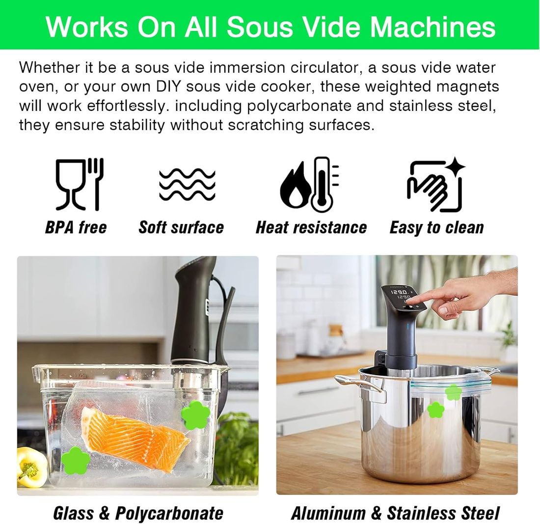 Silicone Sous Vide Magnets, 12 pcs view 2