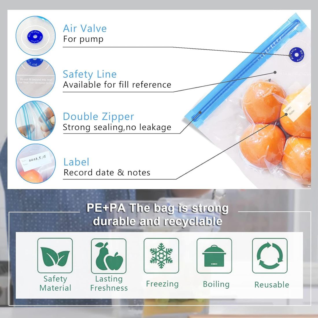 70-Bag Bundle with 12 Magnets view 6