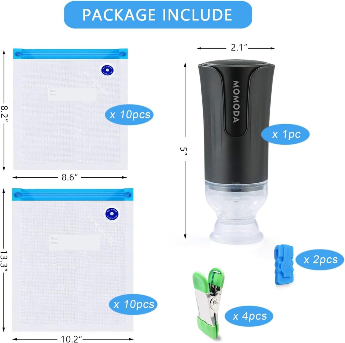 Starter Kit, 20 bags + Electric Pump view 4