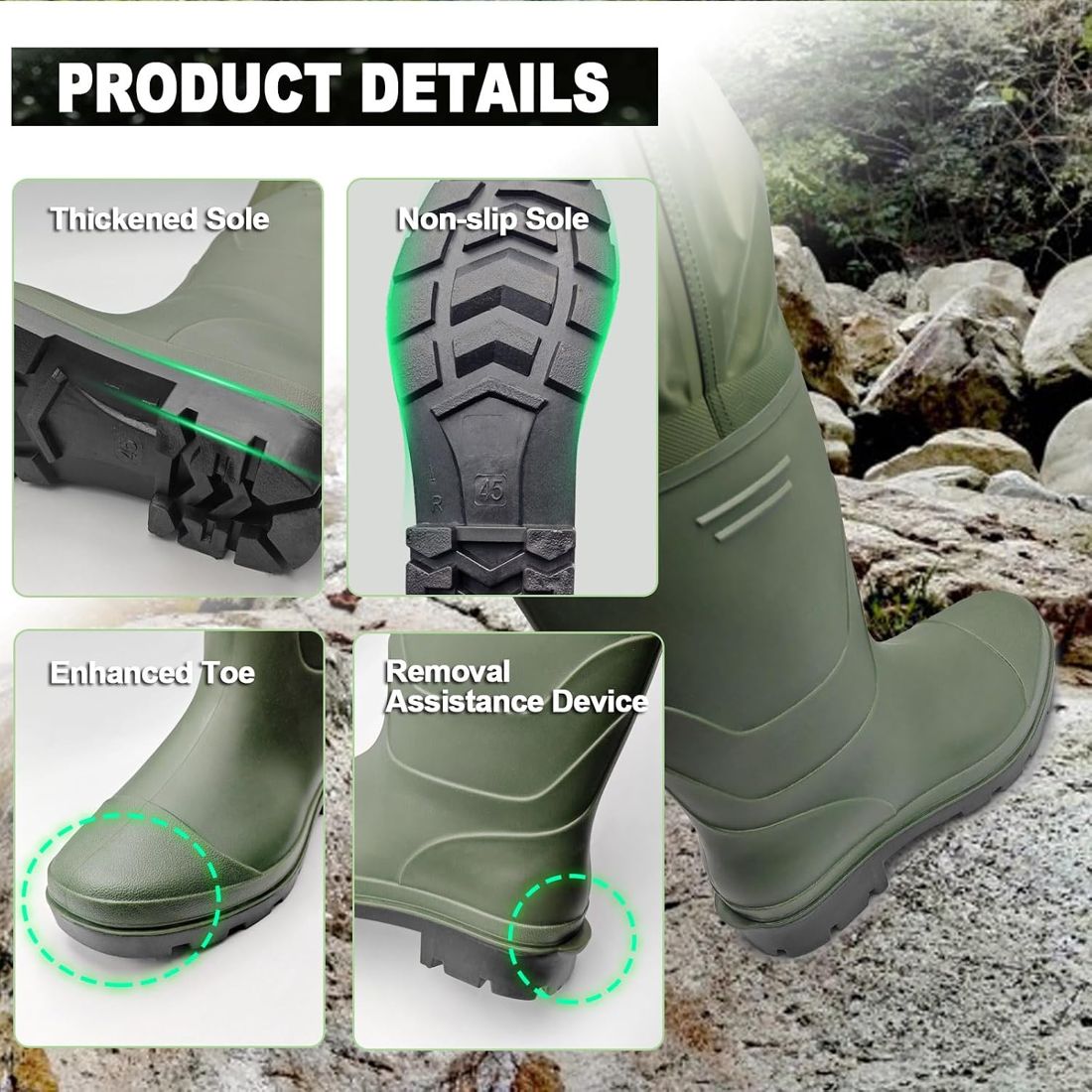 Woodworking Gear: Waders + Orbital Sander view 5