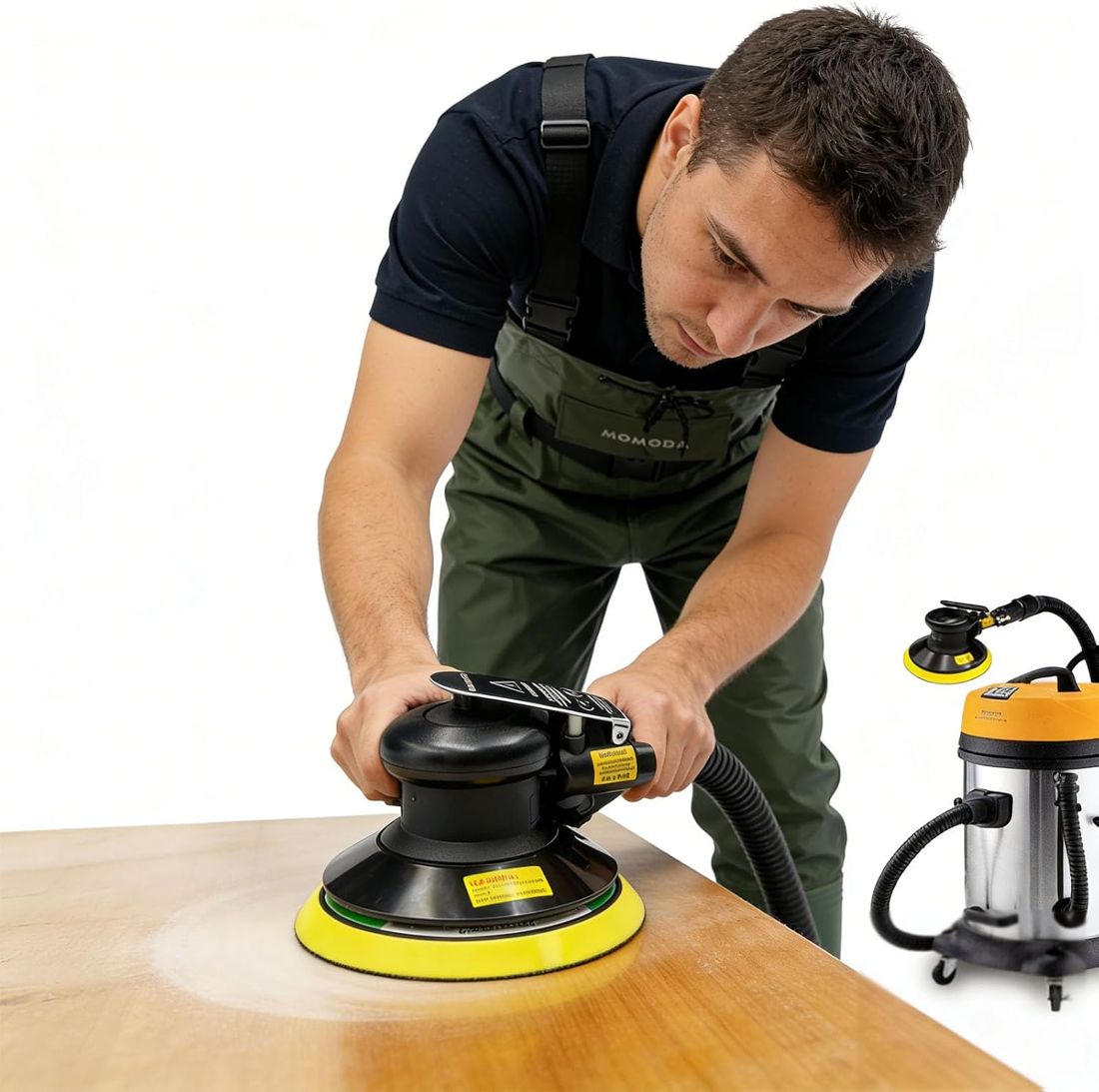 Woodworking Gear: Waders + Orbital Sander
